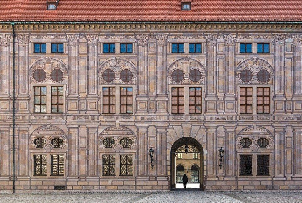 Trompe L'Oeil, Kaiserhof, Munich, Bavaria, Germany