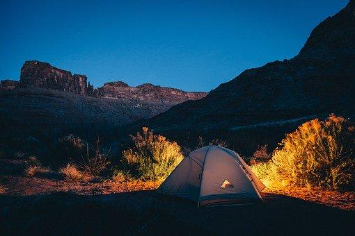 Tent, Camping, Remote, Campsite