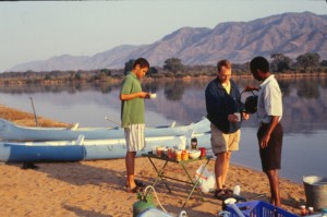 river camping